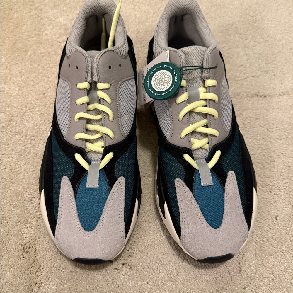 Yeezy Gray and Teal Boost 700